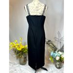 Camila Coelho  Sheath Straps Embellished Rhinestones Black M Photo 9