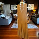 Derek Lam 10 Crosby nude with slight gold shimmer mini dress sz 2 Photo 4