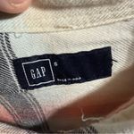 Gap ‎ Pink and Gray Casual Button Down Shirt Photo 2