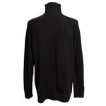 Garnet Hill Size XS Cable Detail Cashmere Tunic Sweater Black Oversized Photo 1