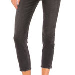 AGOLDE  Riley High Rise Straight Crop Jeans in Progress Photo 0