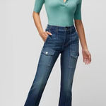 White House | Black Market High-Rise Everyday Soft Skinny Flare Jeans Blue Size 6L Photo 0