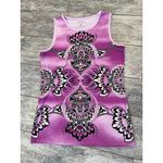 Athleta Tank Top Mandala Shirt Small 841191 Paisley Athletic sleeveless Stretch Photo 1