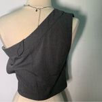 ZARA  NWT asymmetric button top off the shoulder dress pants style top size XS Photo 7