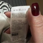 The Ragged Priest  Black and White Wave Psychedelic Groovy Raw Hem Wide Leg Jeans Photo 9