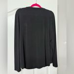 INC International Concepts Black Blouse with Gold Zipper Pockets Size XXL Photo 15