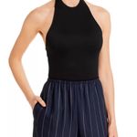 Vince Halter Bodysuit Black Size M Photo 2