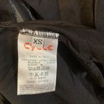 Cycle women's XS oversized open back super lightweight cut DARK WAVE shirt Black Photo 4