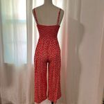 Old Navy Floral tie front cropped jumpsuit Photo 4