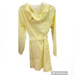 NWT Curve Women’s Rains Waterproof Raincoat Yellow Hooded Trench Coat Size M Size M Photo 3