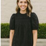 Treasure & Bond NWT  Black Boho Peasant Top Size XXS Photo 0