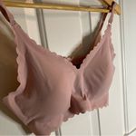 None Boutique Soft Pink bra with removable pads, size XL, scalloped trim Photo 2