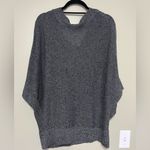 Poof! Poof dolman sleeve black/Gray Knit Sweater Photo 3