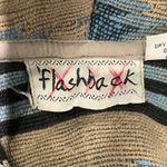 Vintage Southwestern Woven Jacket Muted Blue Red Geometric Western Coat Rodeo Size L Photo 7