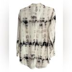 CALIA by Carrie Underwood Black and White Button Down Shirt Blue Photo 3