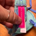 PINK - Victoria's Secret Victoria's Secret Blue and Green Lace Bikini Top Photo 2