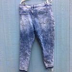 KanCan Women’s Plus Size 24 High Rise Acid Wash Destructed Released Hem Blue Photo 6