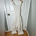 Free People  Cotton Gauze Henriette Sleeveless Tie Waist Wide Leg Jumpsuit M Photo 10
