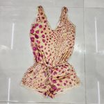 Alexis  Silk Leopard Romper Photo 1