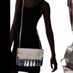 Rebecca Minkoff Metallic Tassel Leather Clutch Bag Photo 6