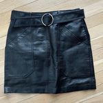 Stradivarius ASOS Faux Leather Mini Skirt Photo 2