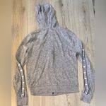 PINK - Victoria's Secret Victoria's Secret pink Gray grey Zip up Hoodie hooded sweatshirt sweater Photo 1