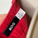 Urban Outfitters  UO BDG Red Corduroy Button-Front Mini Skirt size 0 Photo 3