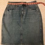 Old Navy  Women’s Extra High Waisted Jean Skirt Size 4 Photo 7
