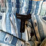 BCBGMAXAZRIA Cedric Patterned Print Summer Lounge Cropped Blue Pants Size XS Photo 5