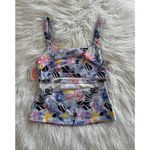Free People Movement Never Better Long Tank Mystic Floral Combo Size Medium White Photo 6