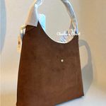 Coach  Large Suede Brooklyn 39 Shoulder Bag Warm Brown Photo 6