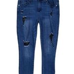 Seven7 Premium Womens 12 Skinny Distressed Raw Hem Jeans Photo 0