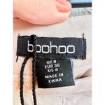 Boohoo NWT Marl High Waisted Wide Leg Tailored Trouser Pants Stone Women's US 4 Photo 5