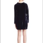 ALC Frank A.L.C Marin Navy Velvet mini dress Photo 4