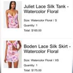 frankie's bikinis New NWT Juliet Lace Silk top and skirt set size M Photo 4
