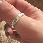 Elegant Silver Ring with Green Stone Photo 3