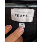 Frame  Le High Rise Flare in Black Noir Sz 29 Photo 7