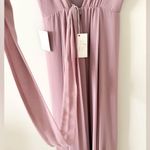 Show Me Your Mumu NWT Jenn Maxi Dress in Antique Rose Chiffon - Size S Photo 5