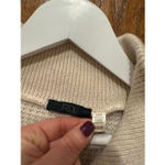 RDI cream waffle quarter zip tunic sweater M Photo 9