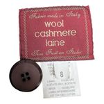 Vintage Elegant Brown Wool/Cashmere Coat With Luxurious Mahogany Mink Fur Collar Size 8 Photo 10