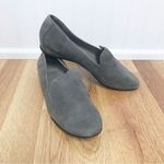 Eileen Fisher Gray Suede Slip On Flats Shoes Loafers Slippers Leather Size 9 Photo 2
