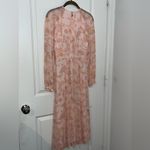 Tommy Hilfiger Paisley Chiffon Midi Dress 2 Garden Party Peasant Bishop Sleeves Photo 7