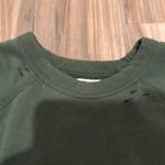 Aerie Distressed Cropped Sweatshirt Photo 2