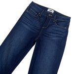 Paige  Verdugo Crop Blue Denim Ankle Jeans Photo 7