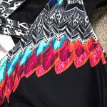 Jessica Simpson triangle feather print bikini. M-top/L-bottom. NWT Photo 6
