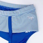 JoyLab  Blue and White Striped Strappy Stretch Lightly Lined Sports Bra Size XS Photo 2