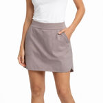 Athleta RBX Active Skort Womens L G Gray Athletic Skirt Shorts Tennis Golf Workout Photo 0