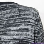 Iz Byer  black grey open‎ front long cardigan sweater, L Photo 6