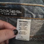 Rockies slim low rise women's jeans cowgirl rodeo farm size 4 Blue Photo 4