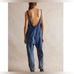 Free People NWOT We The Free High Roller Jumpsuit - Sapphire blue - Small Photo 5